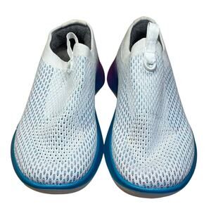 Allbirds Tree Dasher Relay White/Blue/Purple Women's Size 6 Excellent Condition